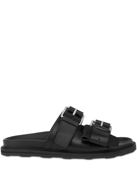 Sandale Moschino cu cataramă negru