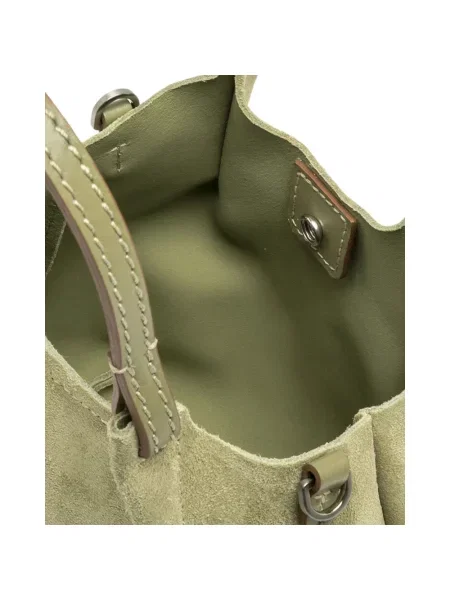 Torebka hobo Gianni Chiarini zamszowa zielona