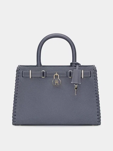 Tommy Hilfiger Сумка Темно-синій Шкіра синя