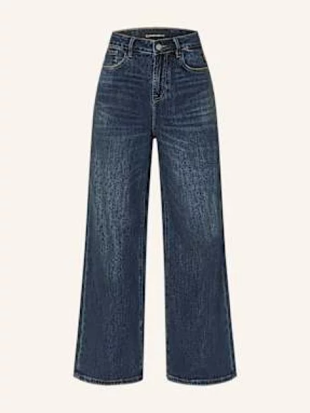 Elias Rumelis Jeansy Wide Leg Kalea blau niebieskie