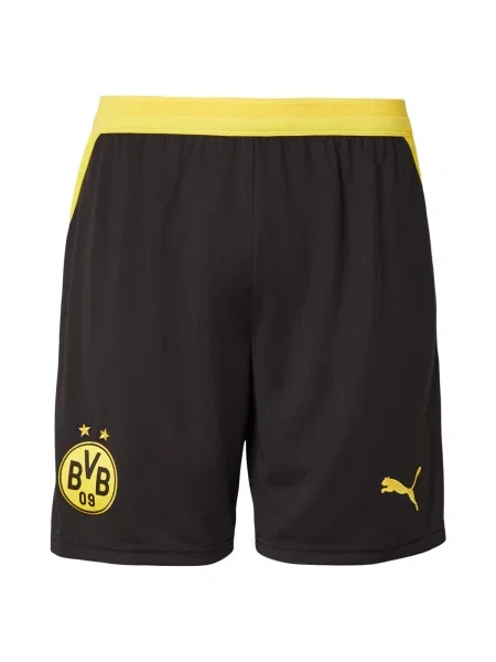 PUMA Pantaloni sport BVB galben negru