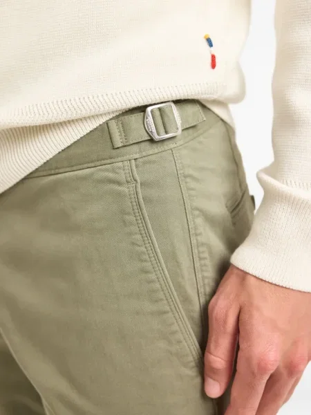 Pantaloni chino Orlebar Brown stretch verde