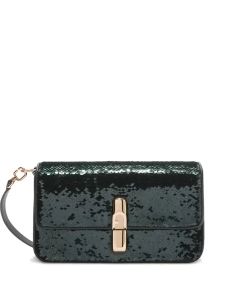 Body Furla cu paiete verde