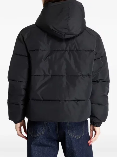 Geacă Ea7 Emporio Armani cu glugă negru