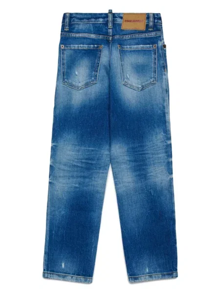 Dětské straight fit džíny Dsquared2 modré