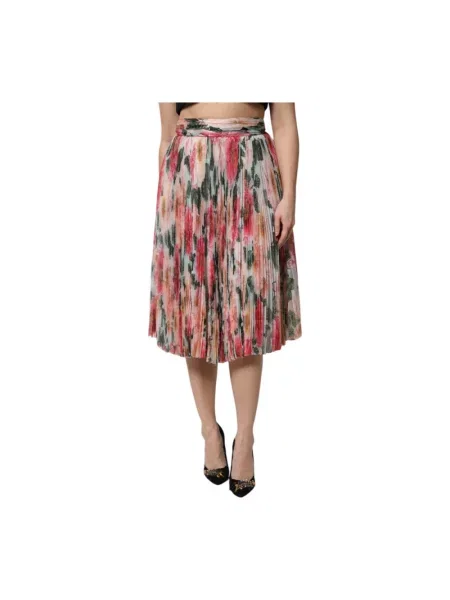 Spódnica midi Dolce And Gabbana w kwiatki