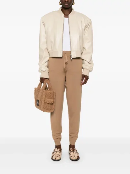 Siaurėjantys kelnės Stella Mccartney ruda