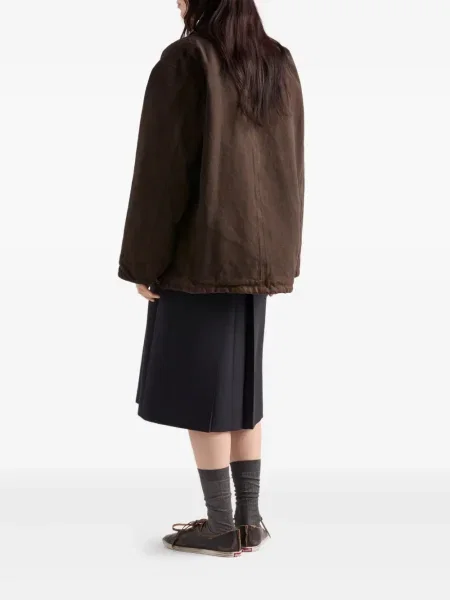 Geanta de piele Prada maro