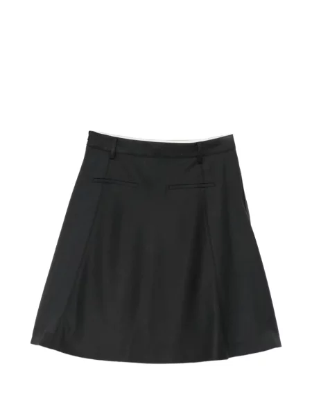 Fustă midi Low Classic clasică evazată negru