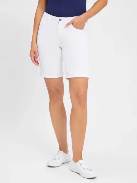 S.Oliver Bermudy Kobiety jednolity 42 biały