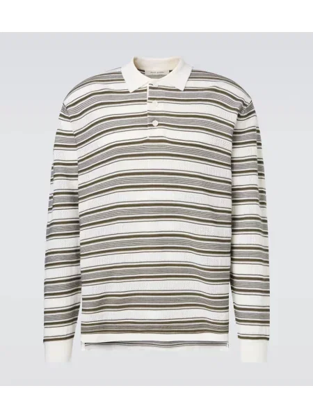 Vuneni prugasti džemper Wales Bonner zelena