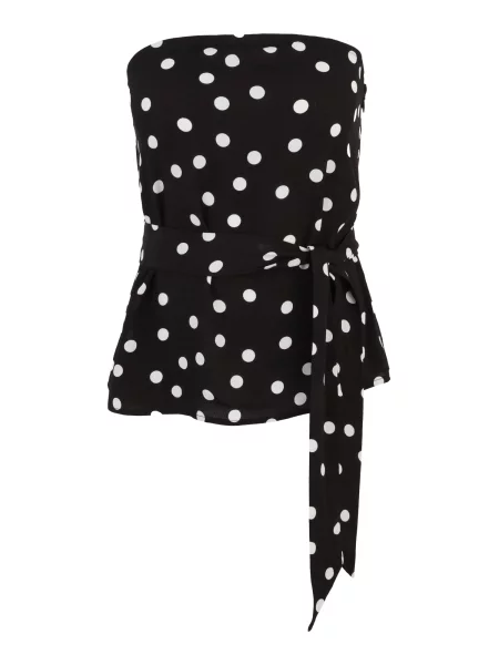 Vero Moda Tall Top VMELISA negru alb