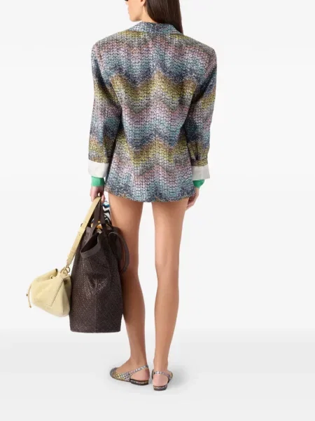 Sacou Missoni albastru