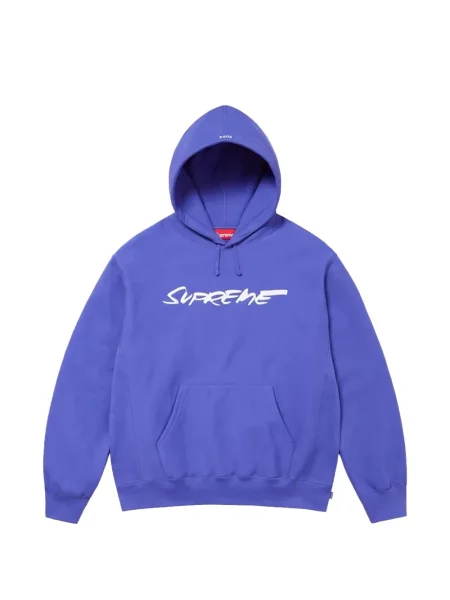 Hanorac cu glugă Supreme cu broderie violet