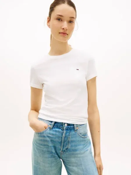 Tommy Jeans Tricou bej