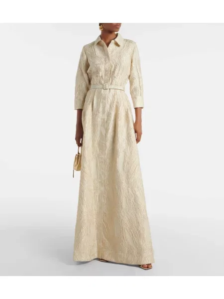 Rochie Simkhai din jacard bej