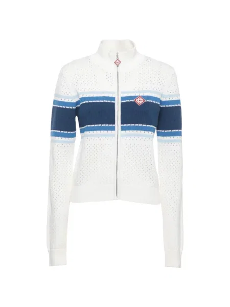 Cardigan Casablanca tricotate alb