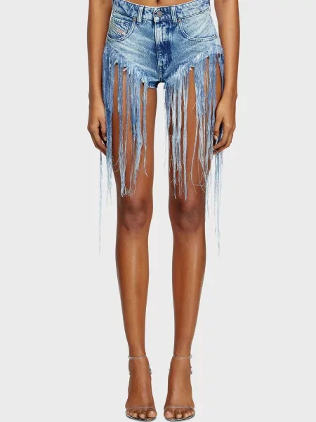 Джинсовые шорты Diesel голубые