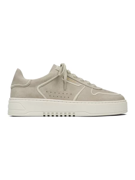 Haftowane sneakersy Axel Arigato skórzane beżowe