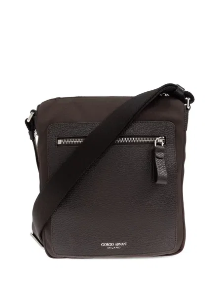 Чанта през рамо Giorgio Armani кафяво