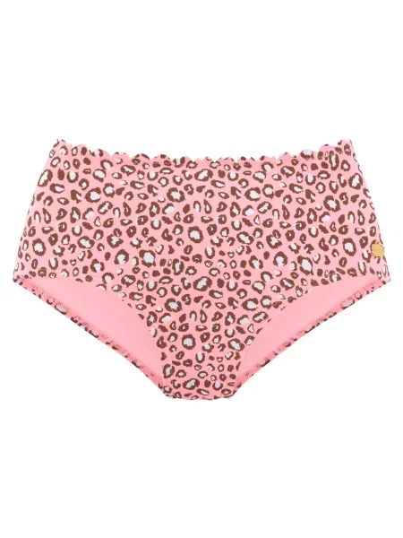 LASCANA Slip costum de baie maro portocaliu somon gri