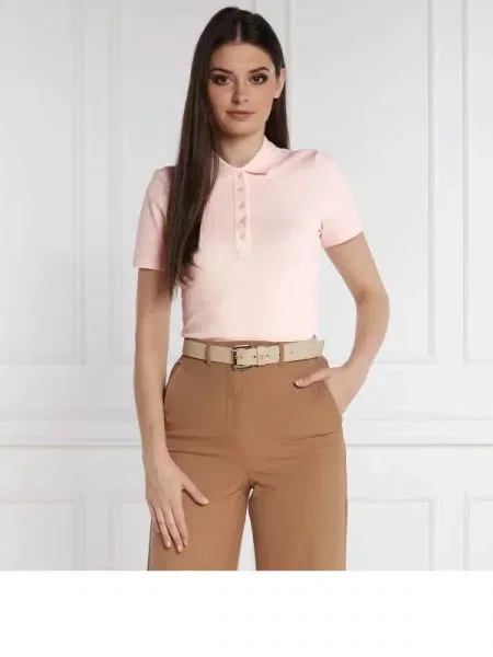 Tommy Hilfiger Tenisz póló rózsaszín