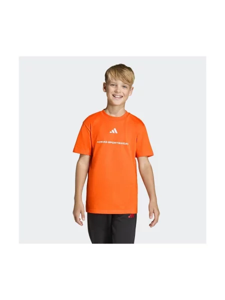 Tricou copii Adidas portocaliu