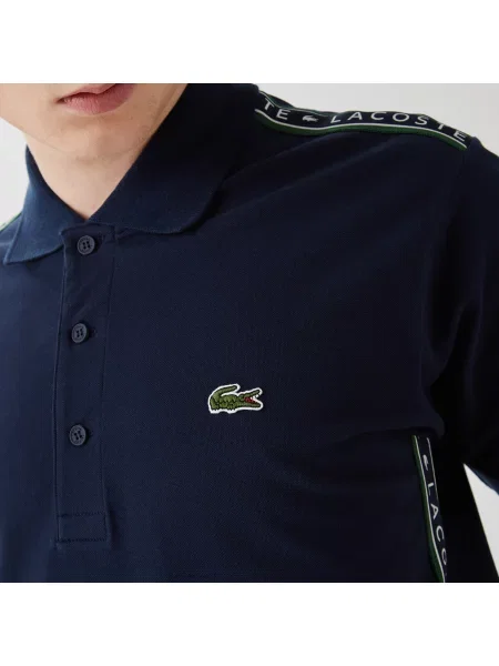 Поло Lacoste синее