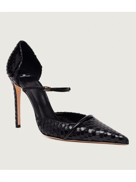 Pantofi Elisabetta Franchi din piele negru
