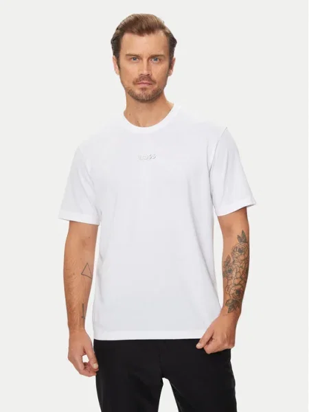 Boss Tricou Oversize alb