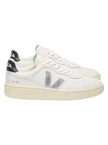 Sneakersy Veja skórzane białe