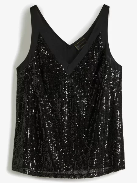 Top Bonprix czarny