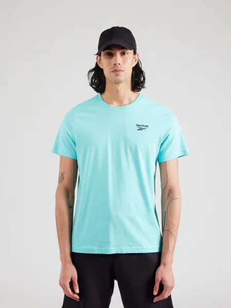 Pánske tričko Reebok Gs Vector Tee medium grey heather/vector red sivá