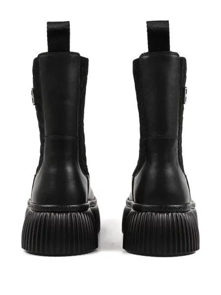 Botine Karl Lagerfeld cu platformă negru