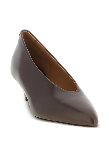 Pantofi cu toc Jil Sander maro