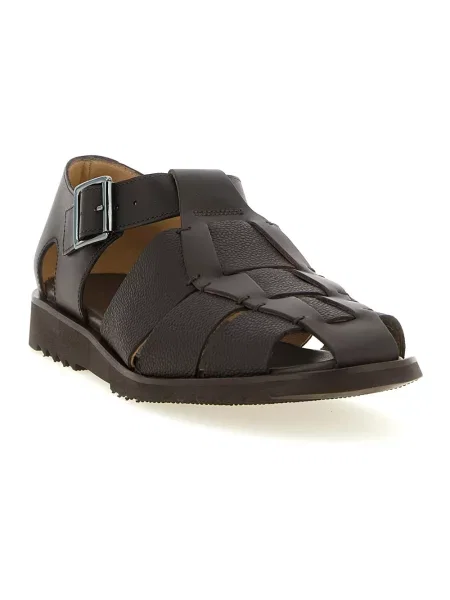 Sandały Paraboot skórzane brązowe