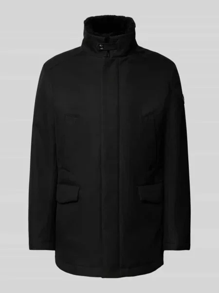 Krótki płaszcz z z patką model ‘DARRY’ Joop! Collection czarny