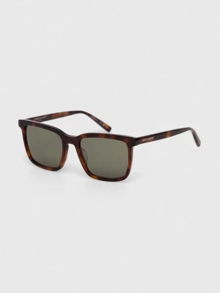 Saint Laurent ochelari de soare barbati maro negru