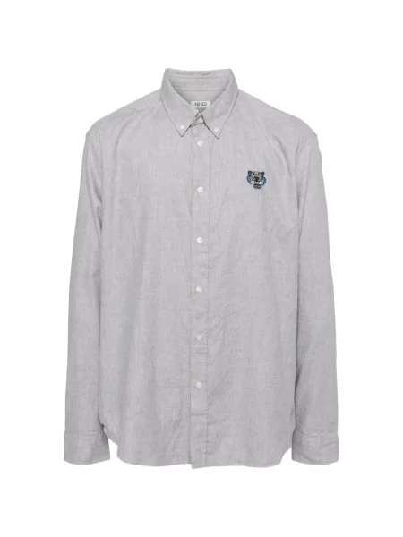 Риза Kenzo с тигров принт сиво