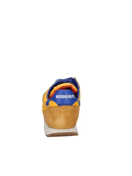 Sneakersy Wushu Ruyi zamszowe pomarańczowe
