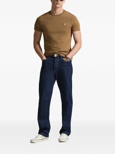 Кожени чорапи Polo Ralph Lauren с отворена пета с пейсли десен бяло