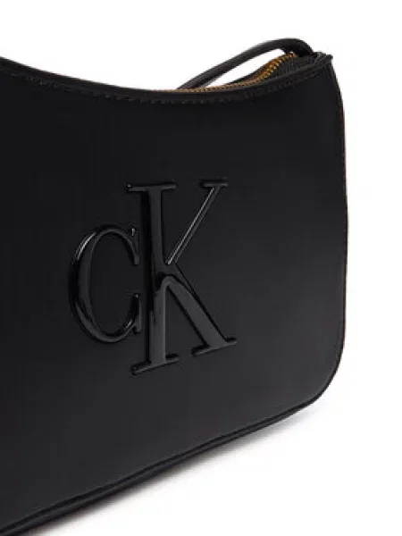 Calvin Klein Torbica Bold Ck Mini Bag crna