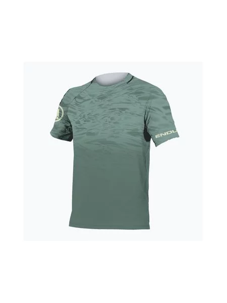 Велофутболка Endura Marble Ltd з принтом барра синій