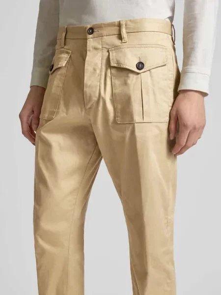 Spodnie Mężczyzna L Denim Spodnie Chino Ranger Dsquared2 beżowy