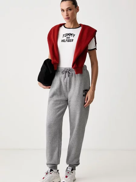 Tommy Hilfiger tričko dámske s elastanom biela