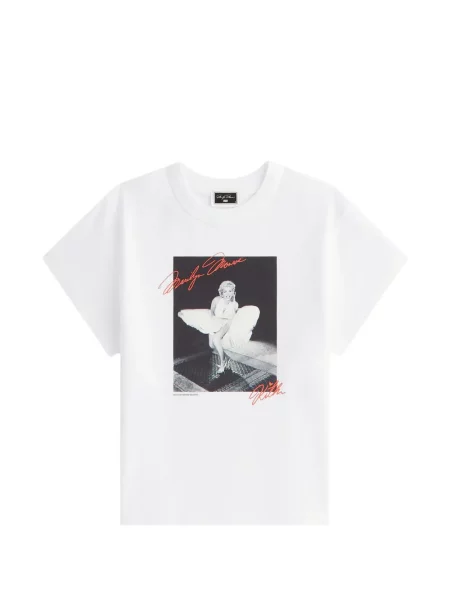 Tricou Kith cu imagine alb