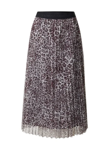 Marc Cain Fustă castaniu / gri alb