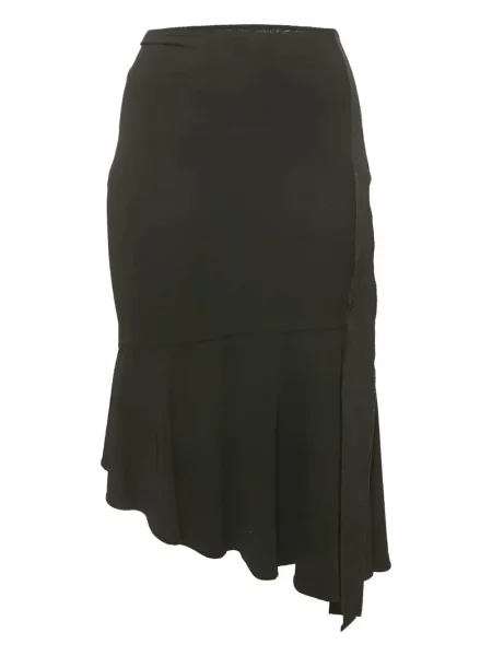 Fustă Roberto Cavalli asimetrică negru