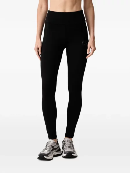 Leggings Ea7 Emporio Armani cu imagine negru
