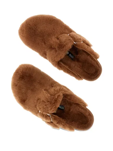 Мюли Birkenstock с катарама кафяво